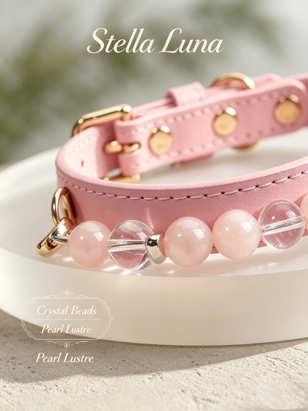 Aura Paws™ 'Unconditional Love' Rose Quartz & Aquamarine Energetic Syncing Pet Set