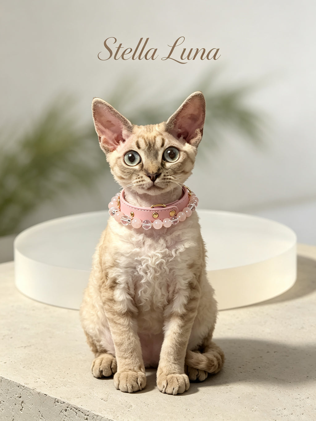Aura Paws™ 'Unconditional Love' Rose Quartz & Aquamarine Energetic Syncing Pet Set