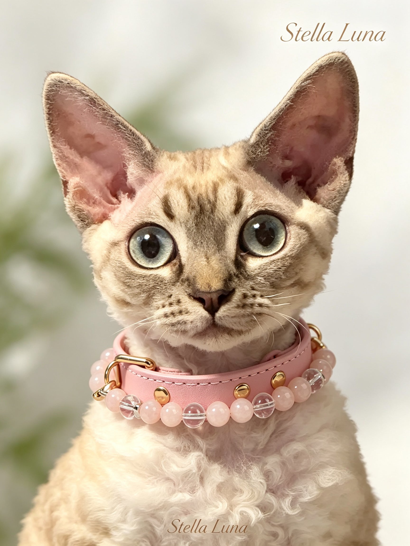 Aura Paws™ 'Unconditional Love' Rose Quartz & Aquamarine Energetic Syncing Pet Set