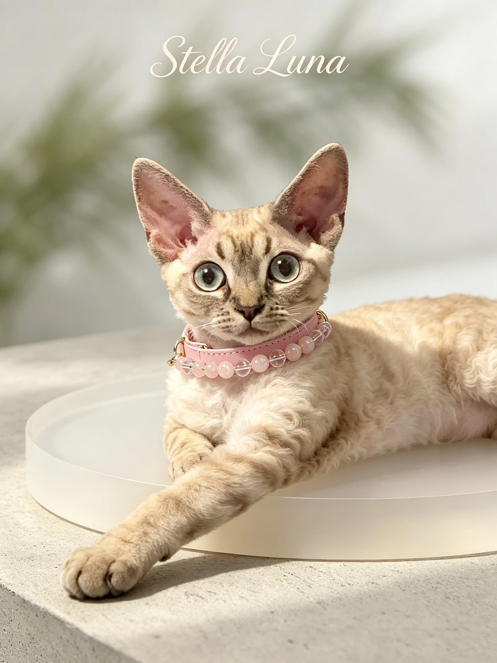 Aura Paws™ 'Unconditional Love' Rose Quartz & Aquamarine Energetic Syncing Pet Set