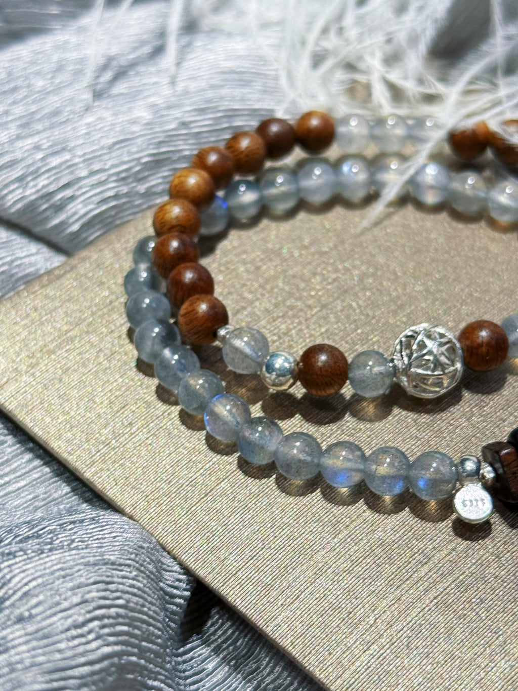 Luminous Lunar: Moonstone & Aquamarine 'Clear the Path' Purification Bracelet
