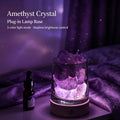 Luminous Sanctuary: Cordless Raw Crystal Aromatherapy Ambient Lamp